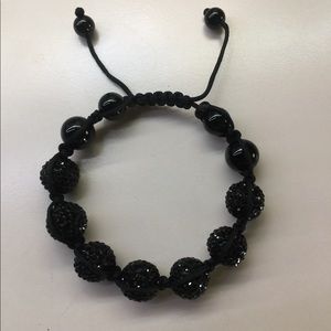 Shambalah black bling bracelet